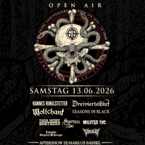 30 YEARS OF "SEASONS IN BLACK" SAMSTAG-TICKET